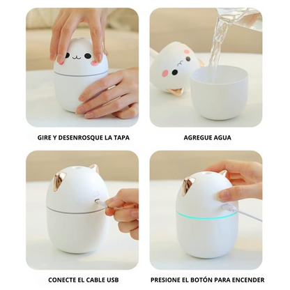 MINI HUMIDIFICADOR LED