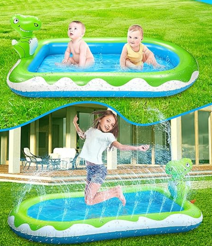 PISCINA CON ASPERSOR DE AGUA