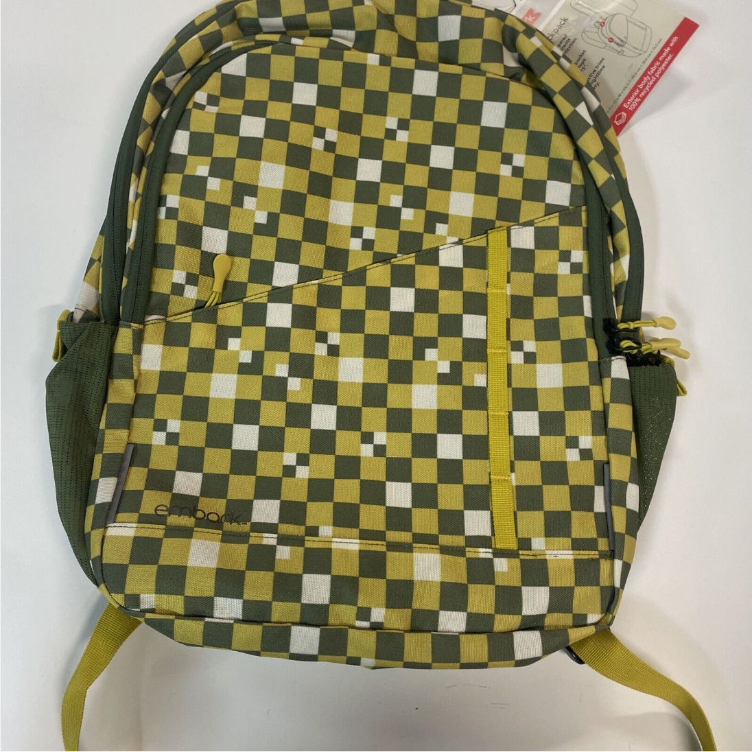 MOCHILA VERDE AMARILLO