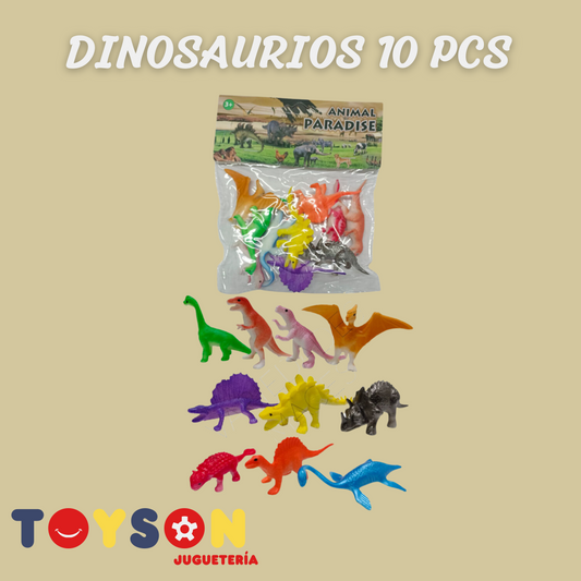 DINOSAURIOS 10 PCS