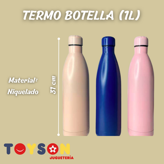 TERMO BOTELLA NIQUELADO (1L)